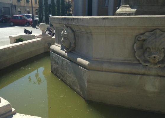 Quella fontana è da pulire