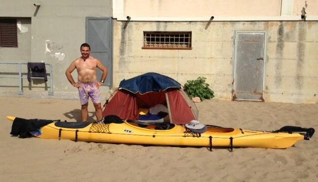 Georges Alexandre, per mare col kayak in difesa dei profughi