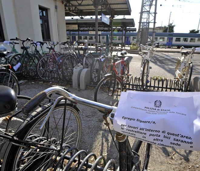 Grosseto, questa non è una stazione per bici 