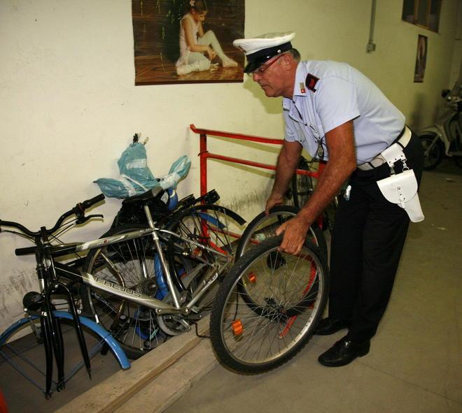 Ritrovati bici e pezzi di ricambio 