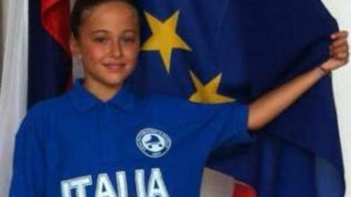 Carullo quinta in Slovenia con la maglia della Nazionale