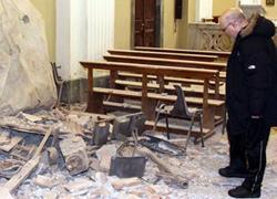 Terremoto, sono 89 le chiese lesionate 