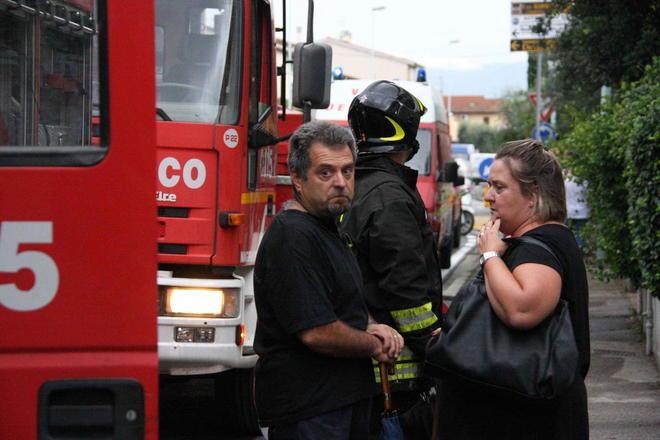 A fuoco abitazione in via dei Trebbi 