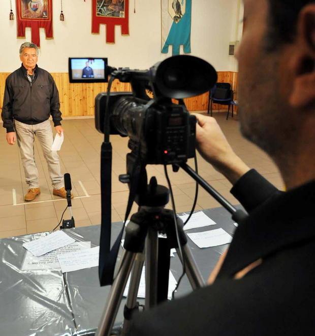 Casting a Pescia per un film da girare in città 