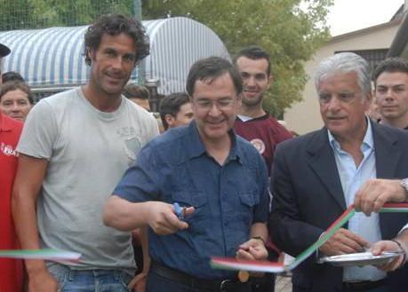 Galante inaugura il centro sportivo