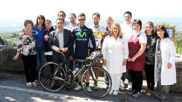 Visconti sul San Baronto per gli auguri al Mondiale