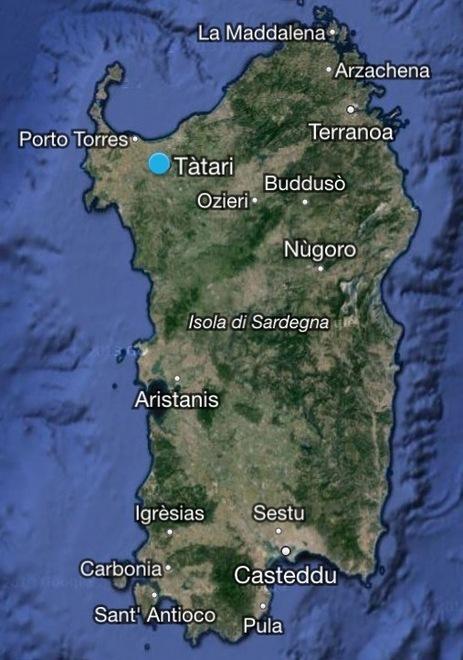 La limba sulle mappe di Google 