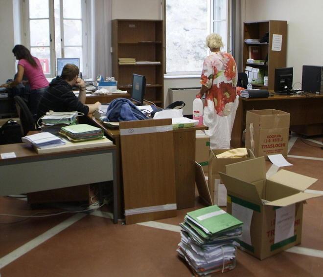 Un tribunale sottosopra tra scatoloni e telefoni ko 