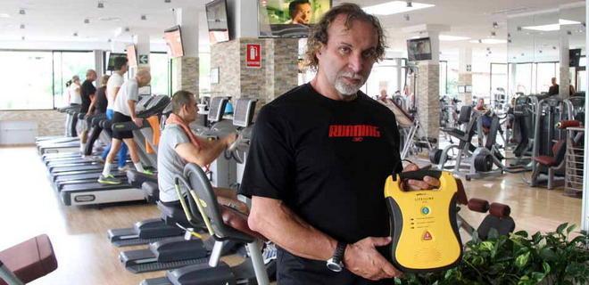 Il defibrillatore entra in palestra 
