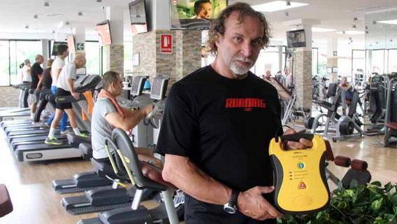 Il defibrillatore entra in palestra