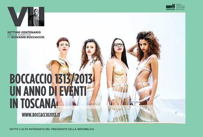 Manifesto con ragazze seminude, è polemica 