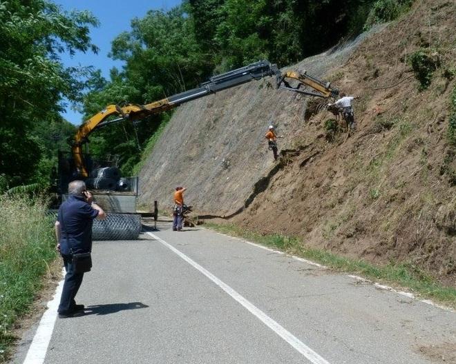 Riaperta la strada provinciale tra Pitigliano e Santa Fiora 