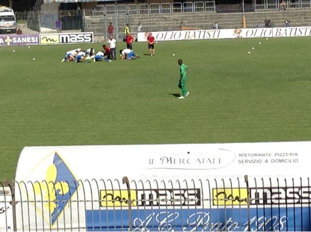  Prato-Gubbio, primo tempo 0-0