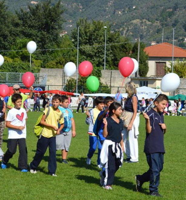 Centinaia di ragazzi al villaggio dello sport