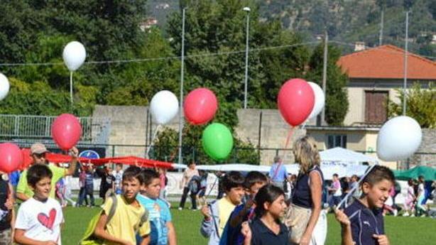 Centinaia di ragazzi al villaggio dello sport