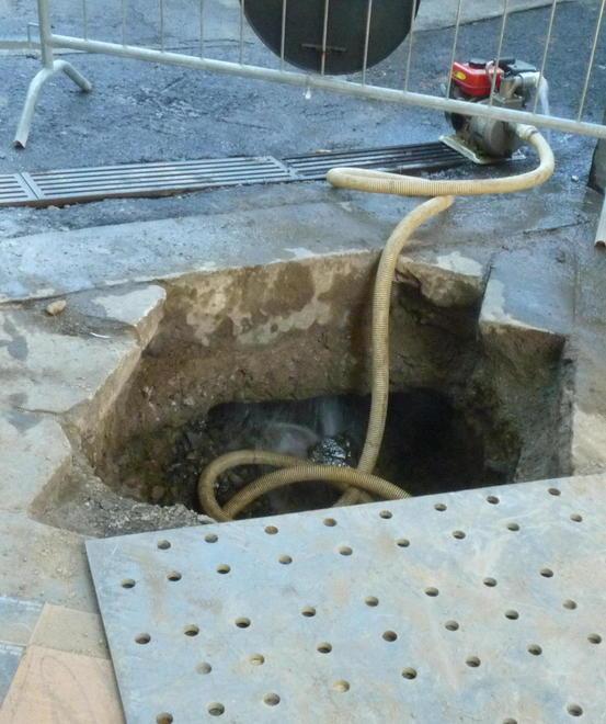 Bucata tubatura «fantasma» dell’acqua