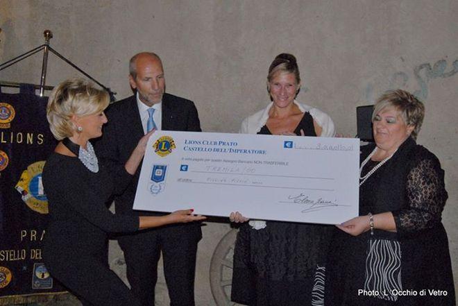 Il Lions Castello dell’Imperatore dona tremila euro all’onlus Piccino Picciò 