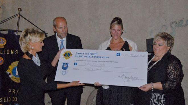 Il Lions Castello dell’Imperatore dona tremila euro all’onlus Piccino Picciò