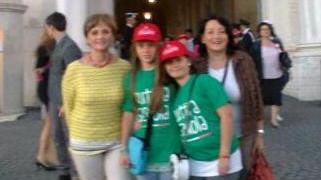 I ragazzi del Pasquini a Roma per l’apertura della scuola