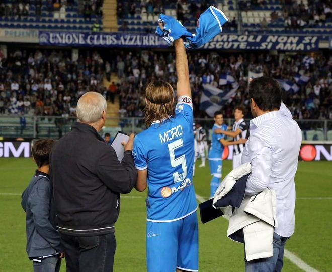Empoli celebra il suo Leonida È capitan Moro 