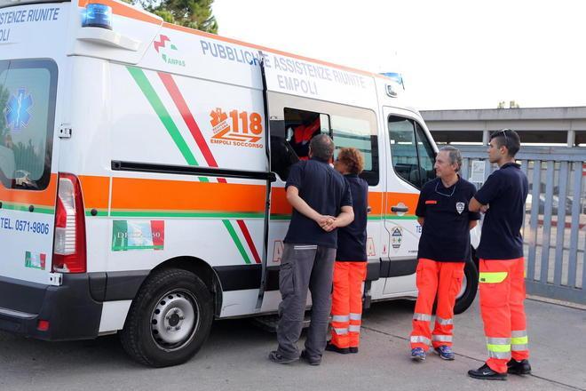 Principio d’incendio, bambino all’ospedale 