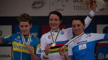 Rossella Ratto bronzo nella prova donne élite: prima medaglia per l'Italia