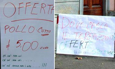 Dal pollo per i gay al toto crollo Il ritorno del macellaio in rima 