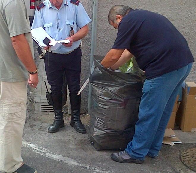 Controlli sui rifiuti abbandonati 