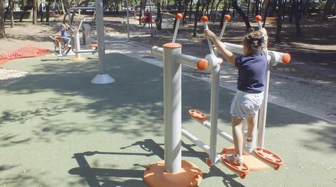 Tre aree verdi per i giochi dei bimbi e il fitness dei grandi