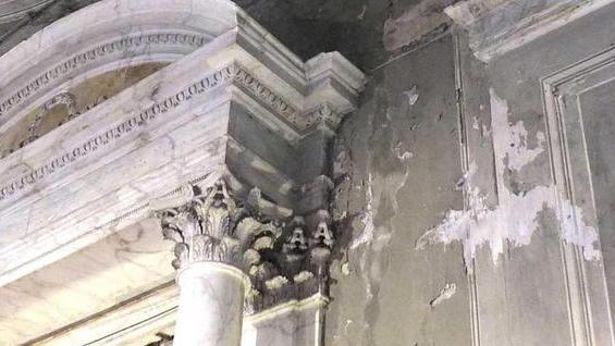 Chiesa dei Cavalieri ferita dalle piogge e dalla burocrazia