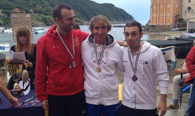Gabriele campione di nuoto sprint