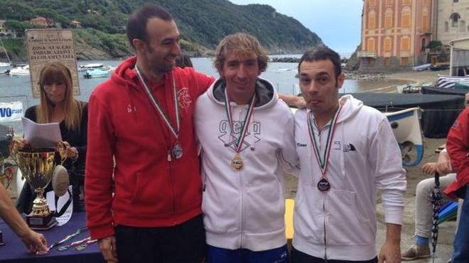 Gabriele campione di nuoto sprint