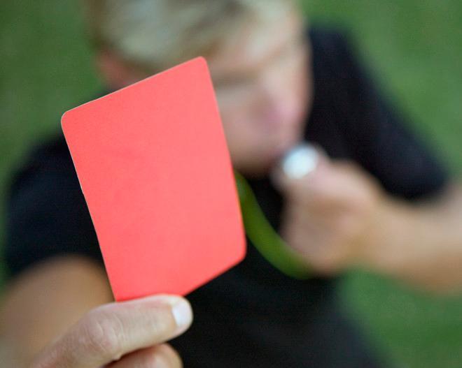 Pugno all’arbitro: squalifica per quattro anni 