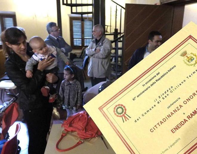 Cittadinanza onoraria a 85 figli di immigrati 