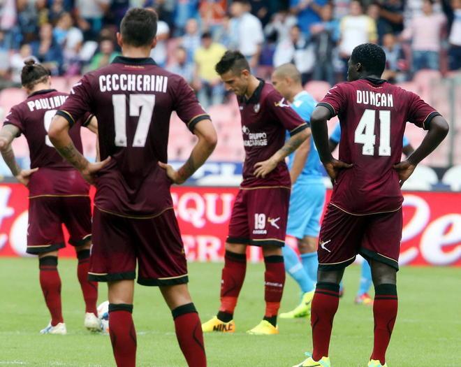 Il Livorno affonda al San Paolo 