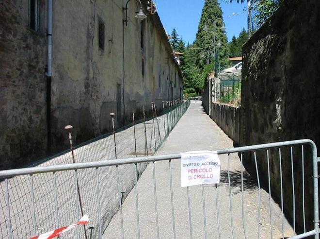 Via ai lavori al Conservatorio di S. Caterina 