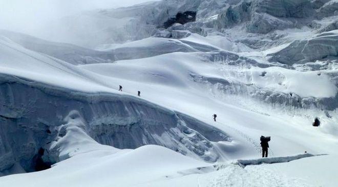 Con testaroli e pesto nel grande bianco delle nevi himalayane