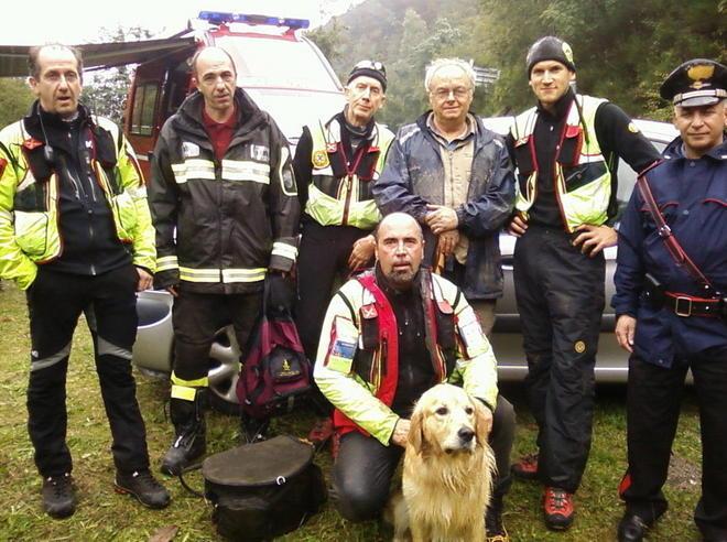 Fungaiolo in salvo grazie al fiuto di Jack 