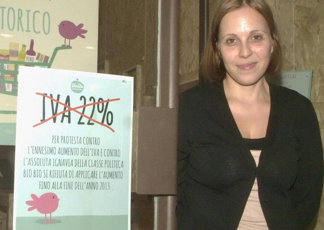 Un cartello per dire “no” all’Iva 