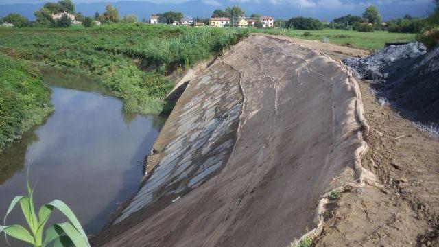 Ombrone e Calice, quasi completato il ripristino degli argini