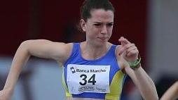 Gloria Rontani sul podio agli italiani di atletica