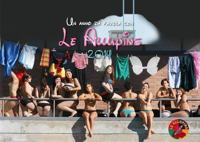 Il calendario osè delle Allupins del rugby 