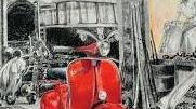 Treni a vapore, rotaie e Vespe fiammanti in mostra c’è Volpe