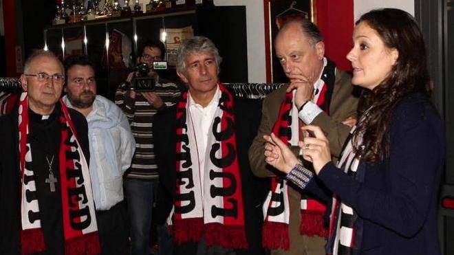 Dopo la vittoria la squadra in visita alla sede