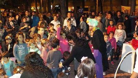 tanti bimbi alla FESTA DELLE CASTAGNA