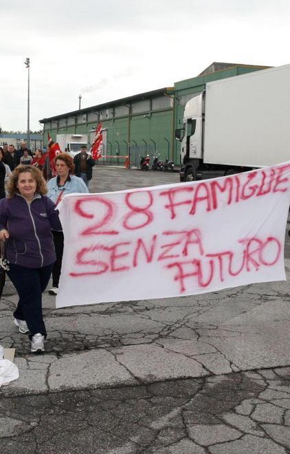 In sciopero per salvare 28 posti di lavoro 