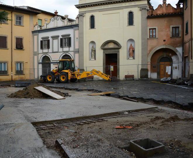 Quel cantiere infinito in piazza XX Settembre 