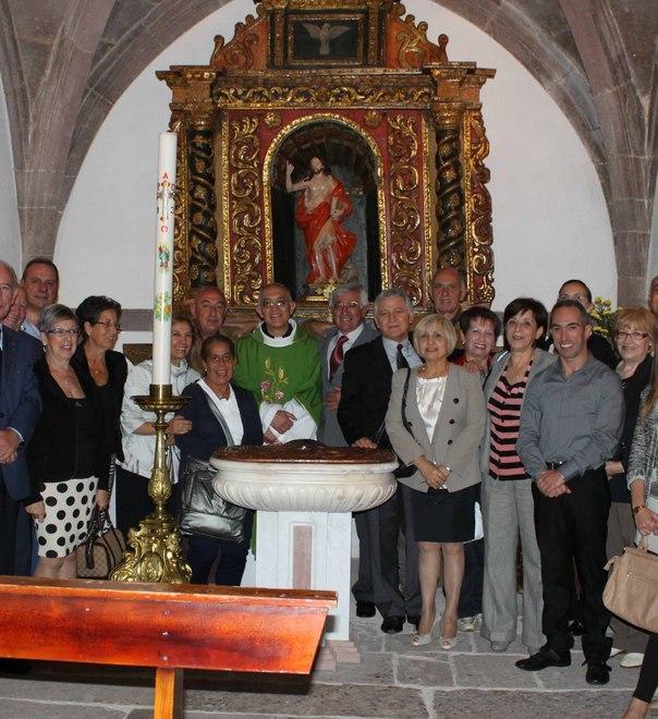 San Pantaleo, il Rotary club restaura il fonte battesimale