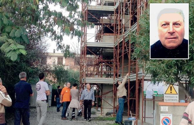 Cade da un’impalcatura, muore a 61 anni 