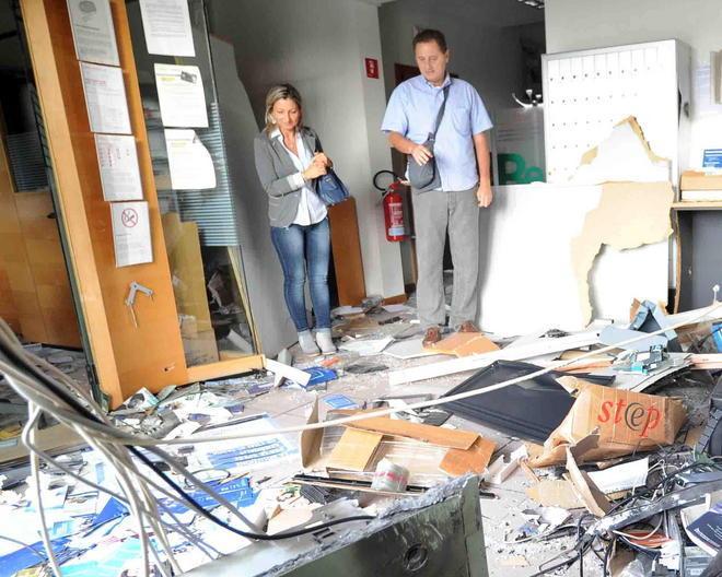 Acetilene per far saltare un bancomat 
